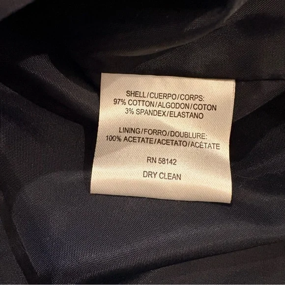 NWT, Maggy London Fit and Flare Sleeveless Summer Dress, Navy and Aqua, Sz 8 - Picture 16 of 16